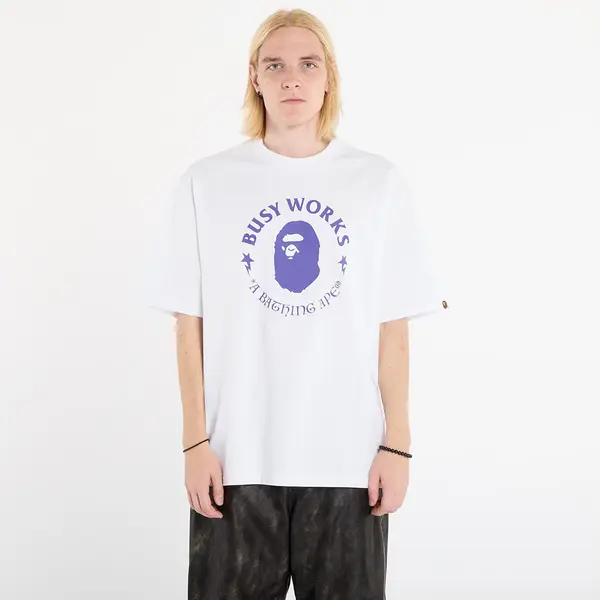 A BATHING APE Majica A BATHING APE Busy Works Relaxed Fit Tee White M