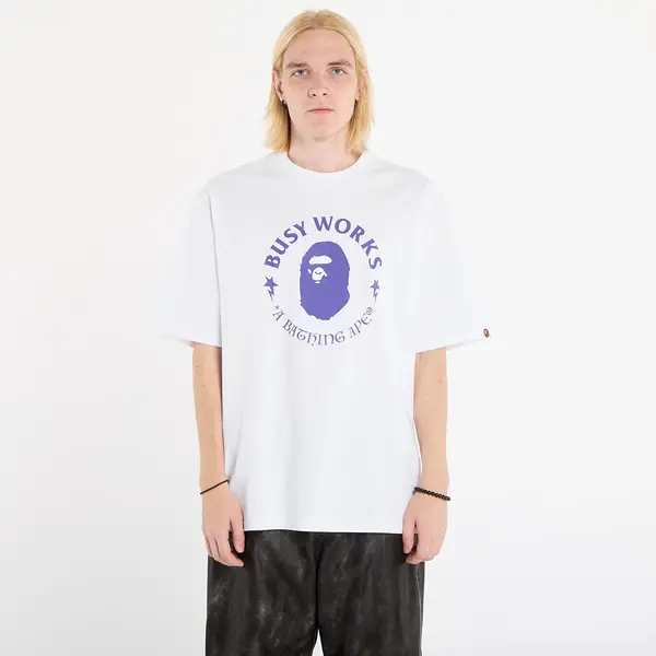 A BATHING APE Majica A BATHING APE Busy Works Relaxed Fit Tee White XXL