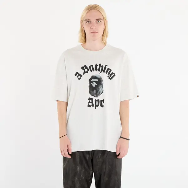A BATHING APE Majica A BATHING APE College Relaxed Fit Tee 2 Gray L