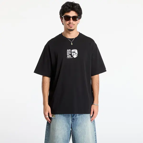 A BATHING APE Majica A BATHING APE Frankenstein Bape Logo Relaxed Fit Tee Black M