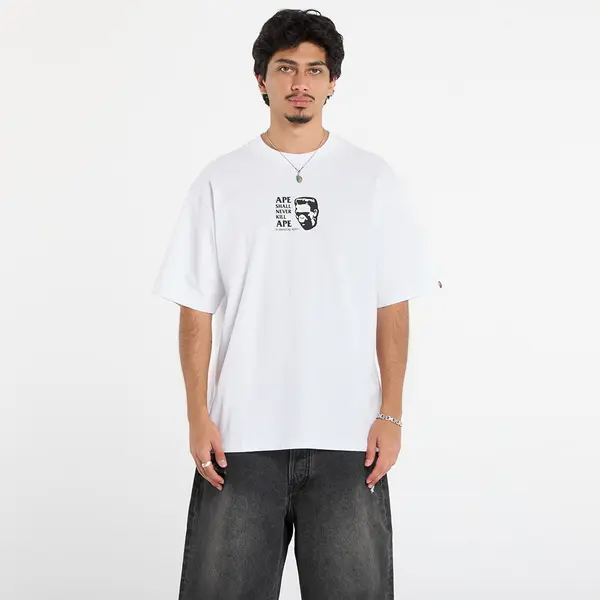 A BATHING APE Majica A BATHING APE Frankenstein Bape Logo Relaxed Fit Tee White XL