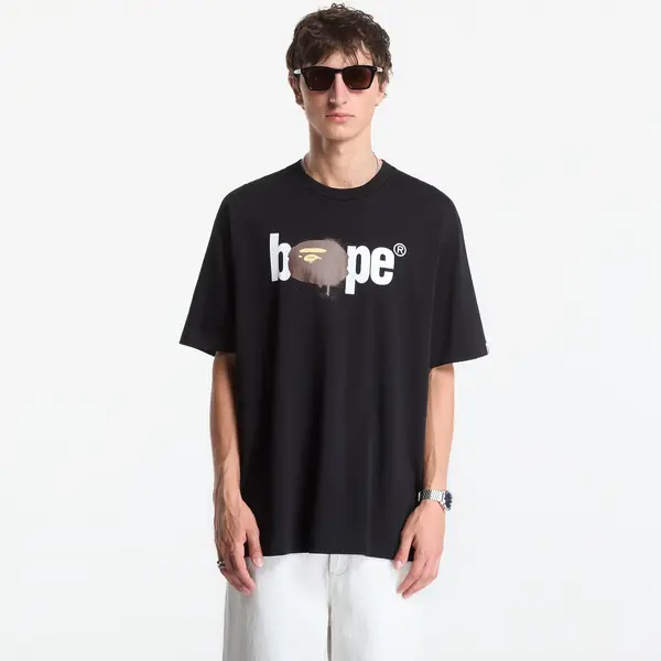 A BATHING APE Majica A Bathing Ape Graffiti Bape Logo Relaxed Fit Tee UNISEX Black XL