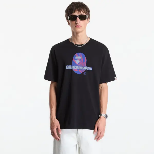 A BATHING APE Majica A Bathing Ape Handprint Ape Head Tee UNISEX Black XL