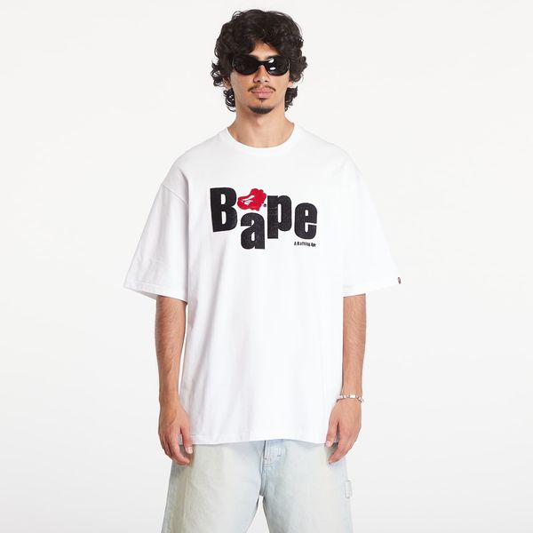 A BATHING APE Majica A BATHING APE Heart Ape Head Relaxed Fit Short Sleeve Tee White XL