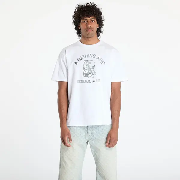 A BATHING APE Majica A BATHING APE High Tone Bleach General Made Tee UNISEX White XL