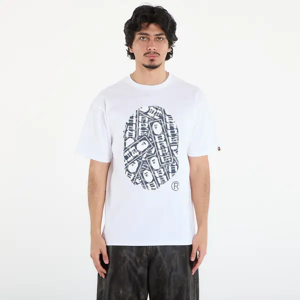 A BATHING APE Majica A BATHING APE Japanese Cloud Camo Label Tee UNISEX White L