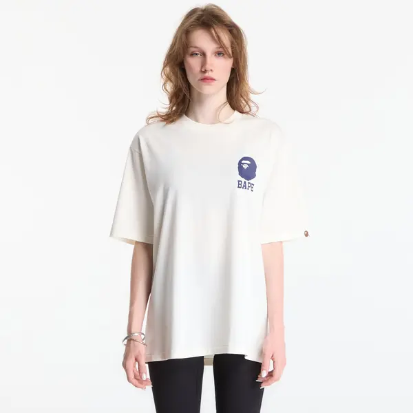 A BATHING APE Majica A Bathing Ape Lukewarm Water Logo Relaxed Fit Tee UNISEX Ivory L