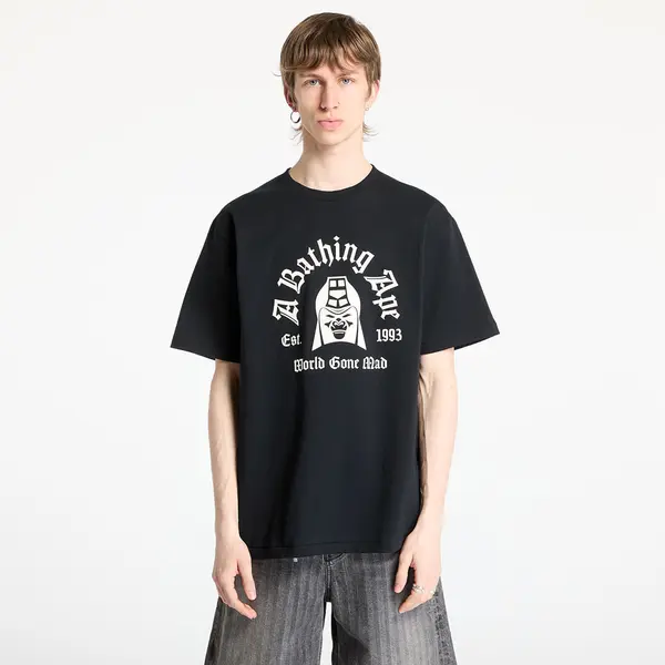 A BATHING APE Majica A BATHING APE Mad General College Tee UNISEX Black XL