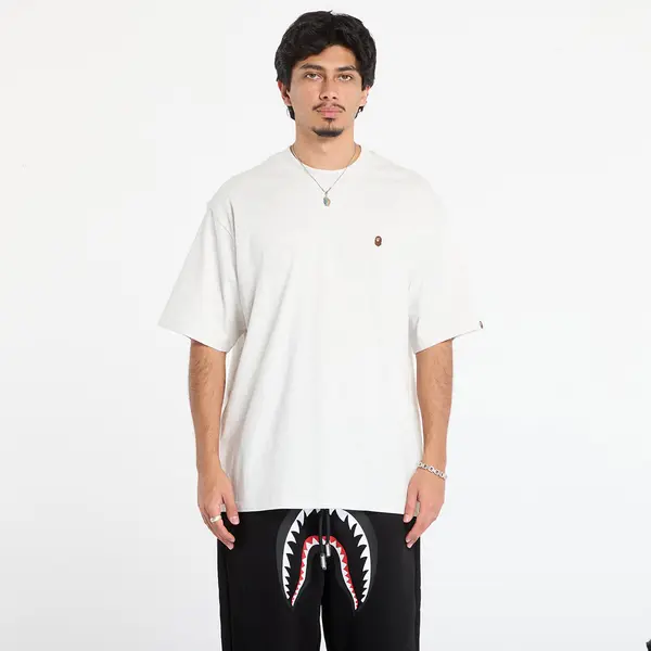 A BATHING APE Majica A BATHING APE One Point Relaxed Fit Tee Gray L