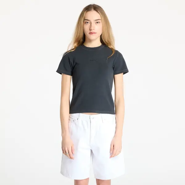 A BATHING APE Majica A BATHING APE Pigment Dyed Rib Tee Black XS