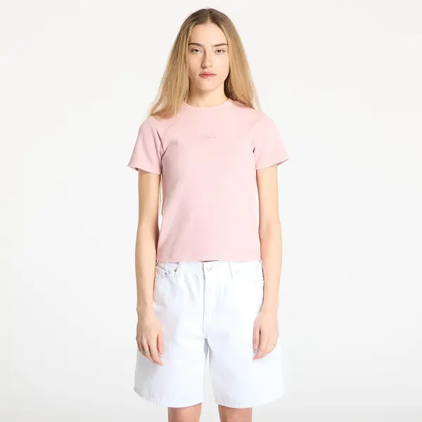 A BATHING APE Majica A BATHING APE Pigment Dyed Rib Tee Pink XS