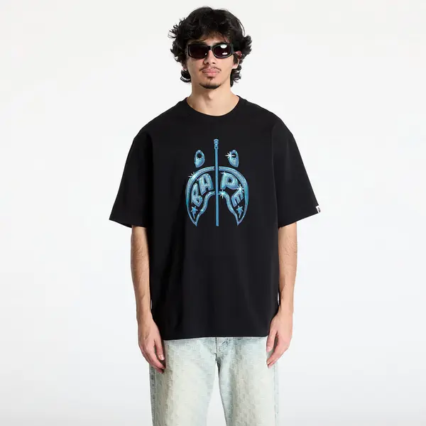 A BATHING APE Majica A BATHING APE Shark Relaxed Fit Tee UNISEX Black S