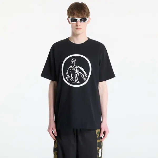 A BATHING APE Majica A BATHING APE Simple Soldier Mil Patch Tee UNISEX Black M