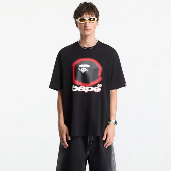 A BATHING APE Majica A Bathing Ape Spray Ape Head Relaxed Fit Tee UNISEX Black S