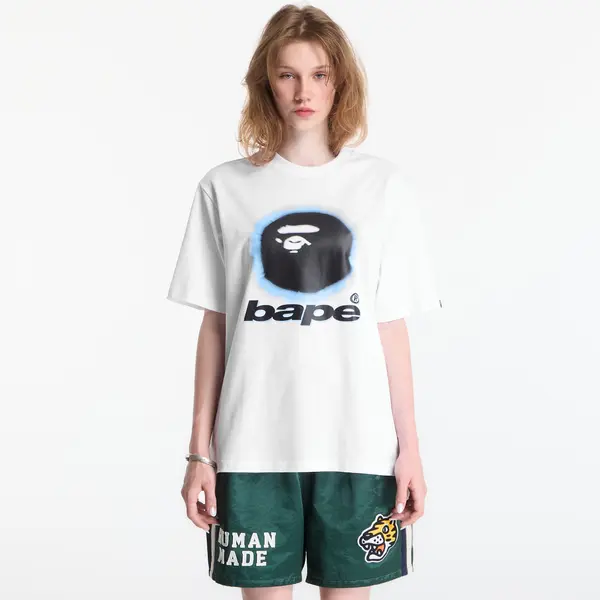 A BATHING APE Majica A Bathing Ape Spray Ape Head Relaxed Fit Tee UNISEX White XXL