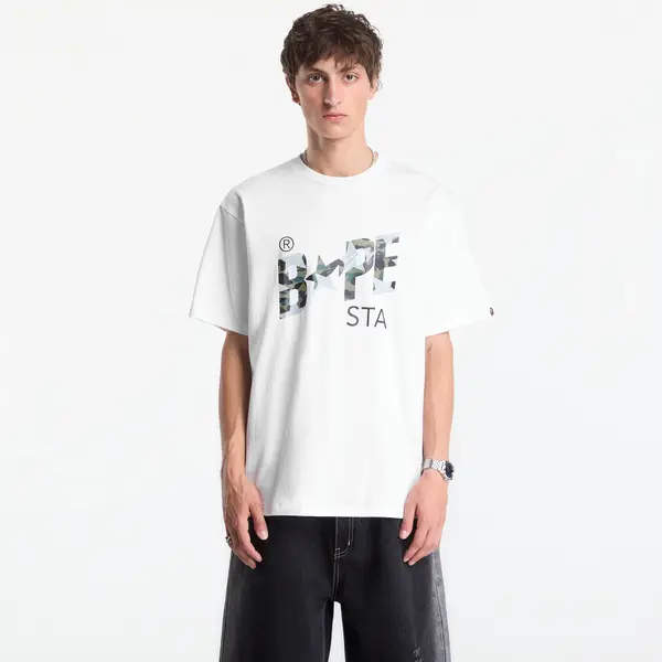A BATHING APE Majica A Bathing Ape Sta Over Print 1st Camo Bape Sta Tee UNISEX White L
