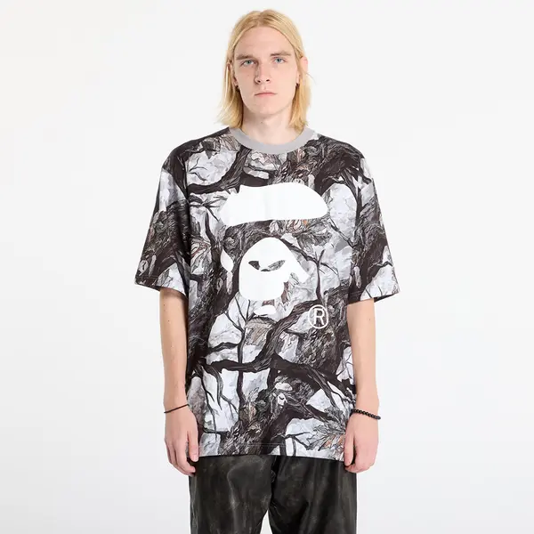 A BATHING APE Majica A BATHING APE Tree Edge Camo Ape Face Relaxed Fit Tee UNISEX White L