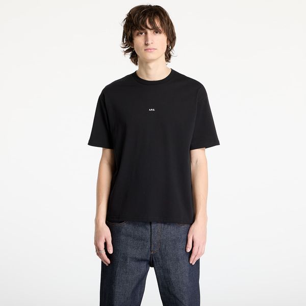 A.P.C. Majica A.P.C. Boxy Micro Logo T-Shirt Black M