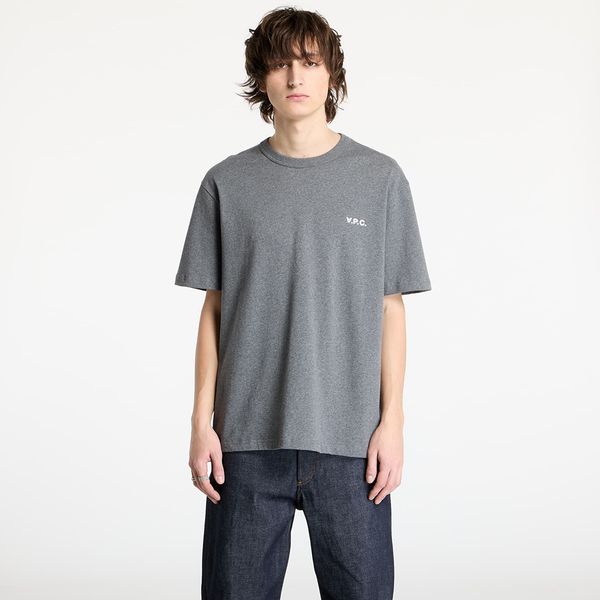 A.P.C. Majica A.P.C. Boxy Petit Vpc T-Shirt Heather Charcoal Grey S