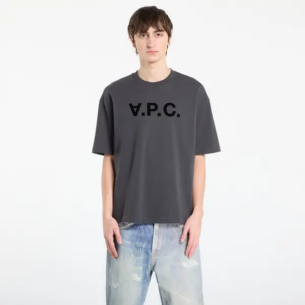 A.P.C. Majica A.P.C. Logo-Detail T-Shirt UNISEX Ecru XXL