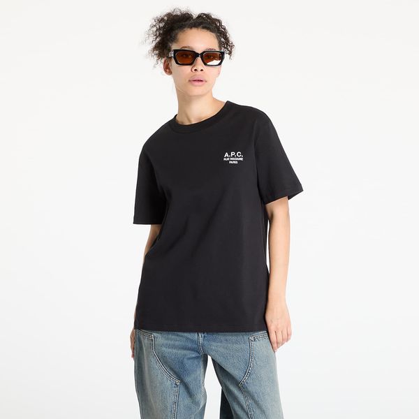 A.P.C. Majica A.P.C. Standard Rue Madame T-Shirt UNISEX Black/ White S