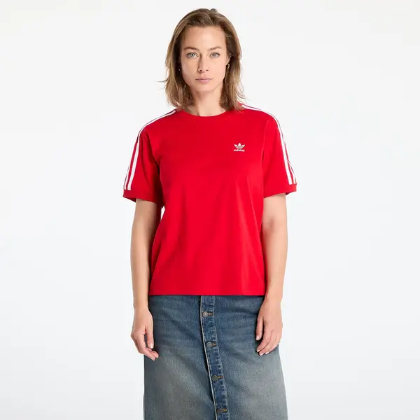adidas Originals Majica adidas 3 Stripe Tee Better Scarlet XS