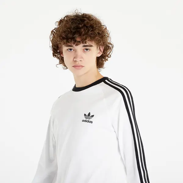 adidas Originals Majica adidas 3-Stripes Long Sleeve Tee White L