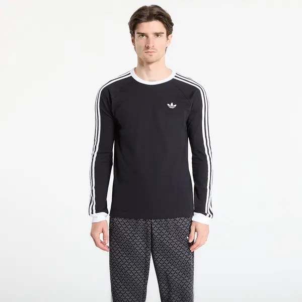 adidas Originals Majica adidas 3-Stripes Long-Sleeve Top Long-Sleeve Top Black L