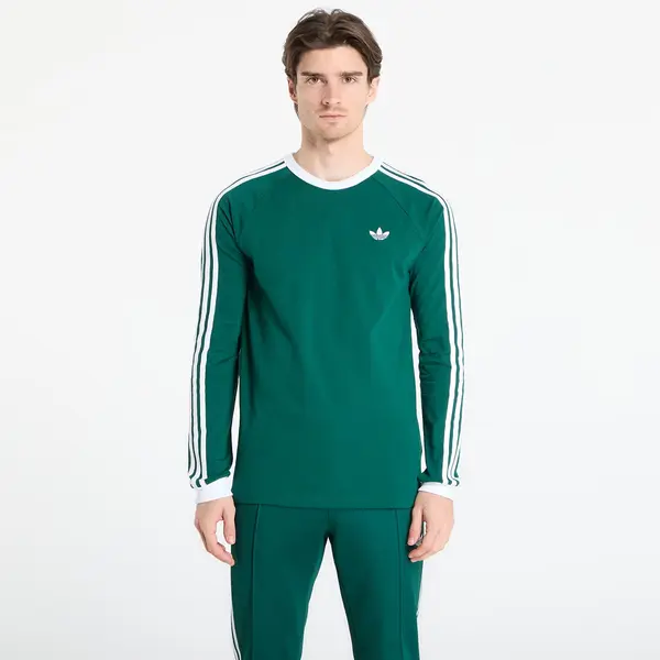 adidas Originals Majica adidas 3-Stripes Long-Sleeve Top Long-Sleeve Top Collegiate Green M