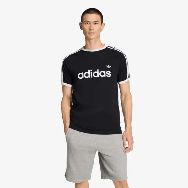 adidas Originals Majica adidas 3-Stripes Slim Ringer T-Shirt Black XL