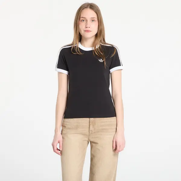 adidas Originals Majica adidas 3 Stripes Slim T-Shirt Black/ White M