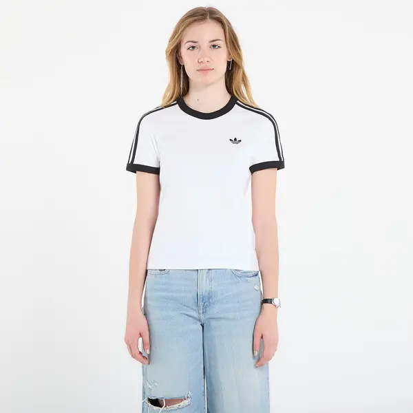 adidas Originals Majica adidas 3 Stripes Slim T-Shirt White/ Black S