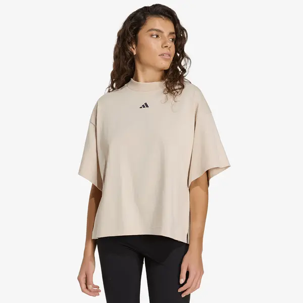 adidas Performance Majica adidas 3-Stripes Studio T-Shirt Crystal Linen M