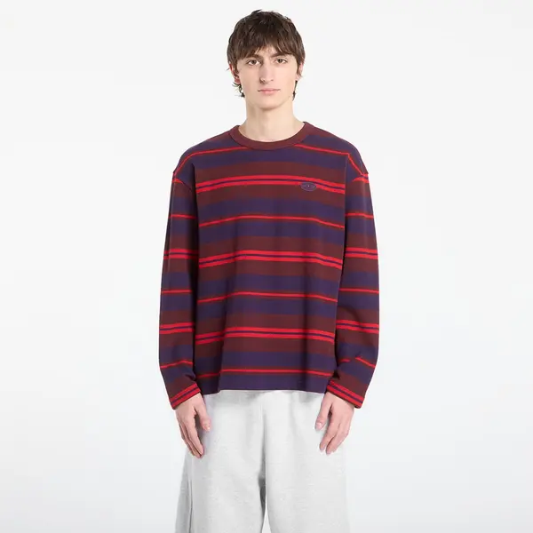 adidas Originals Majica adidas 90S Alternative Sport Long Sleeve Stripe Waffle T-Shirt Aurora Ruby XL