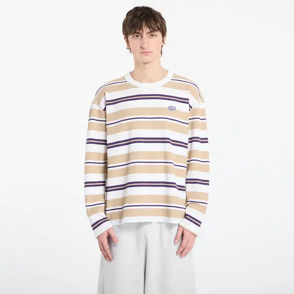 adidas Originals Majica adidas 90S Alternative Sport Long Sleeve Stripe Waffle T-Shirt Core White XXL