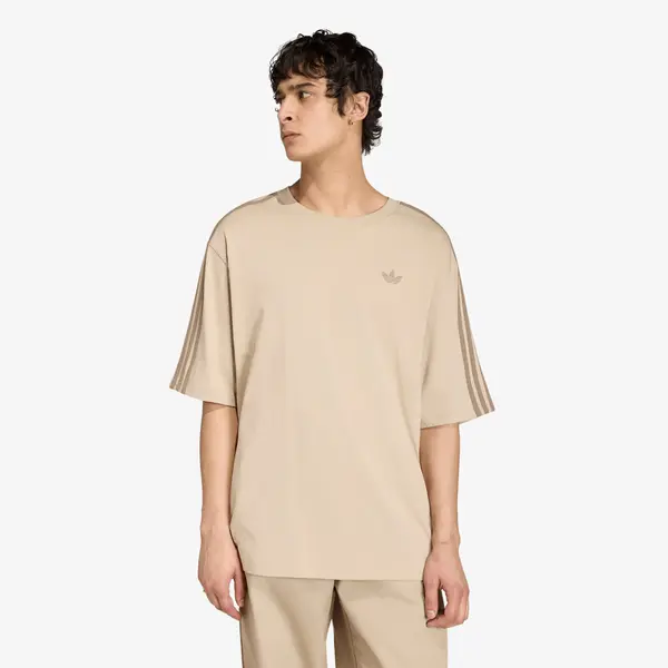 adidas Originals Majica adidas Adicolor 3-Stripes Oversized T-Shirt Khaki Three/ Khaki Six S