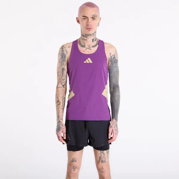 adidas Performance Majica adidas Adizero Road To Records Tank Top Tribe Purple M