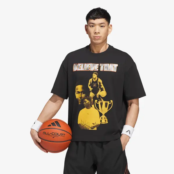 adidas Performance Majica adidas Anthony Edwards Bling Tee Black XL
