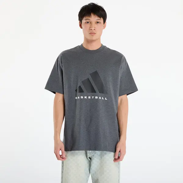 adidas Performance Majica adidas Basketball T-Shirt UNISEX Dark Grey Heather S