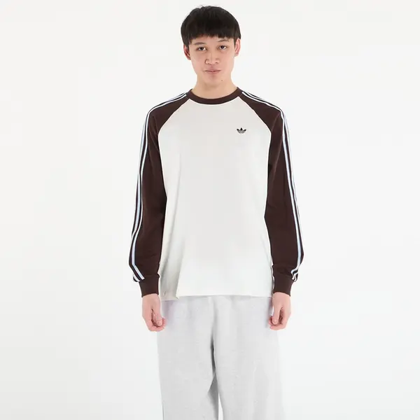 adidas Originals Majica adidas Britcore Long Sleeve Cali T-Shirt Off White/ Aurora Coffee M