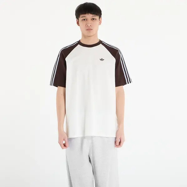 adidas Originals Majica adidas Britcore Short Sleeve Ringer T-Shirt Off White/ Aurora Coffee XL