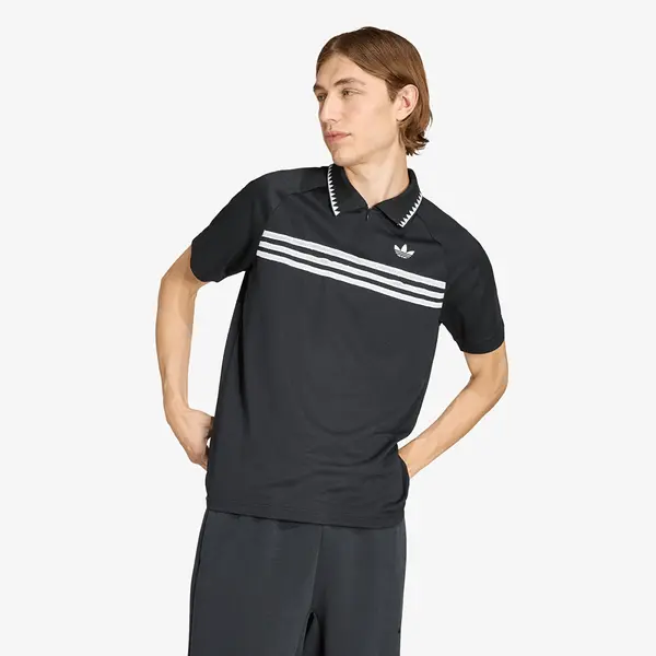 adidas Originals Majica adidas Chest Stripes Slim Polo Black XL