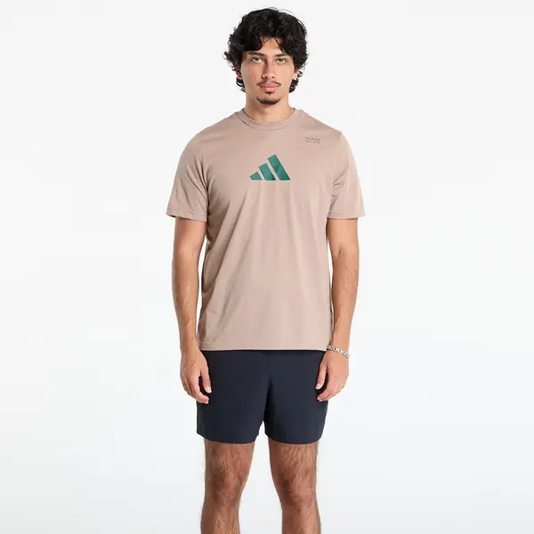 adidas Performance Majica adidas CLIMACOOL Category Training Graphic T-Shirt Chalky Brown/ Earth Strata L