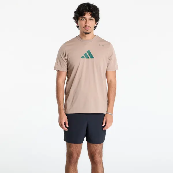adidas Performance Majica adidas CLIMACOOL Category Training Graphic T-Shirt Chalky Brown/ Earth Strata M