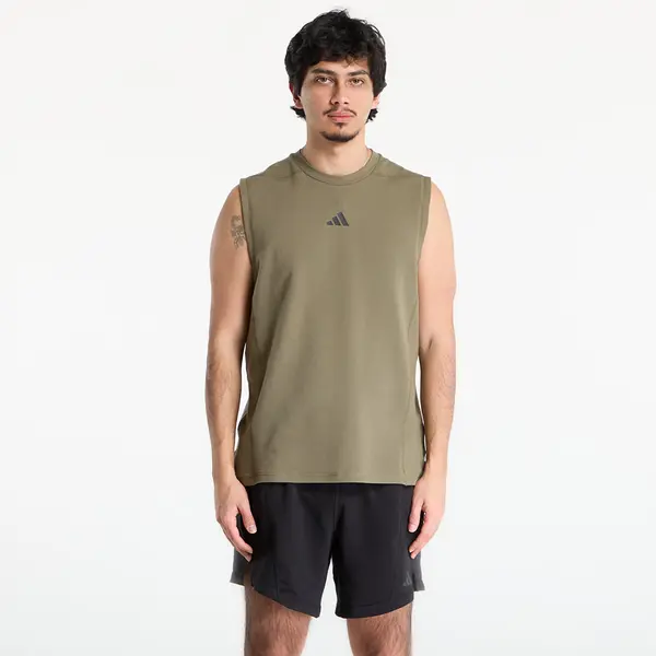 adidas Performance Majica adidas D4T X Sleeveless Tank Top Olive Strata XL