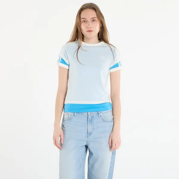adidas Originals Majica adidas Double Layered Cali T-Shirt Off White/ App Sky Rush XS