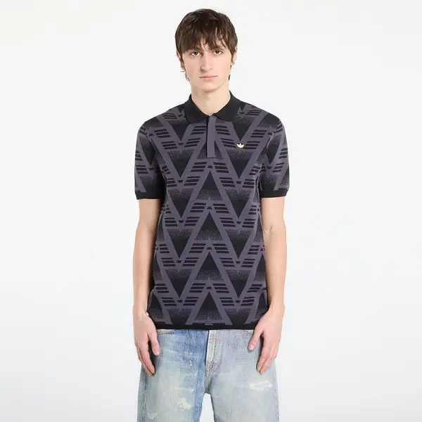 adidas Originals Majica adidas Fully Fashion Knit Polo Black L