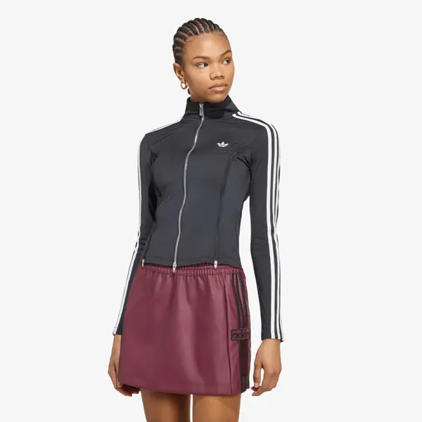adidas Originals Majica adidas Long Sleeve Zipped T-shirt Black XL