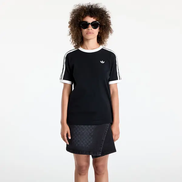 adidas Originals Majica adidas Originals Ruffle 3-Stripes T-Shirt Black XS