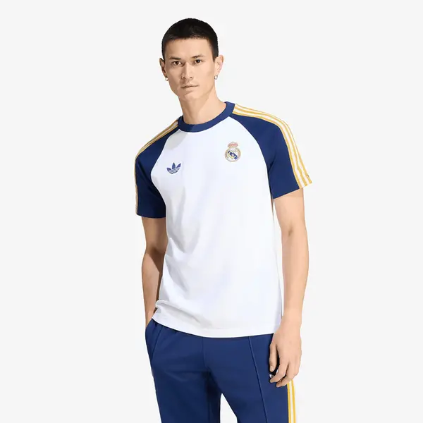 adidas Originals Majica adidas Real Madrid Originals T-Shirt White/ Dark Blue S